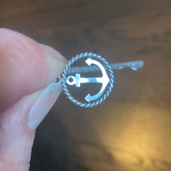 Tiffany & Co Anchor charm and chain. - Picture 10 of 12